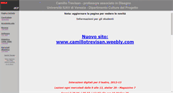Desktop Screenshot of camillotrevisan.it